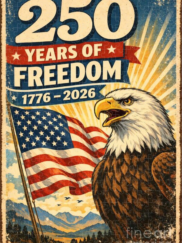250 Years of Freedom Jigsaw Puzzle: A Patriotic Masterpiece