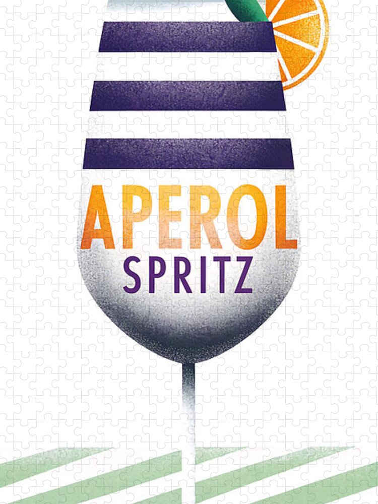 Aperol Spritz Cocktail Jigsaw Puzzle: Vibrant and Stylish