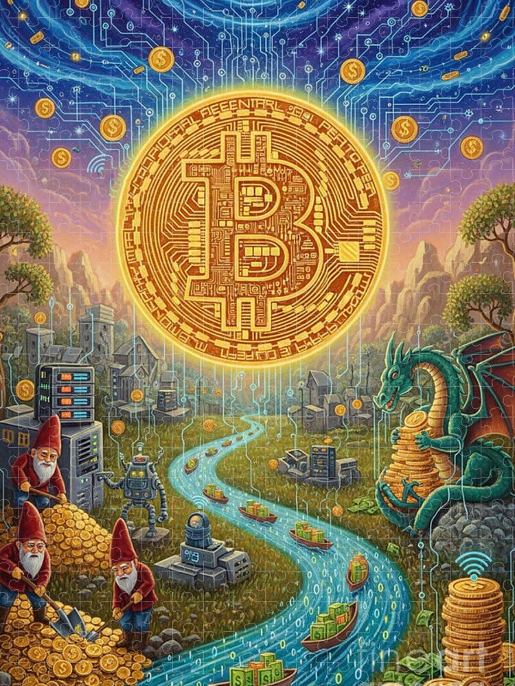 Bitcoin Fantasy Realm: A Mystical Jigsaw Puzzle Adventure