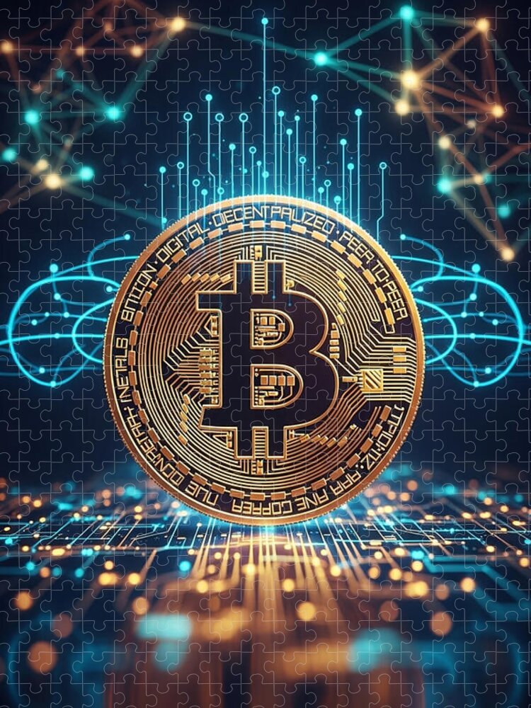 Bitcoin Digital Network Jigsaw Puzzle: A Futuristic Challenge
