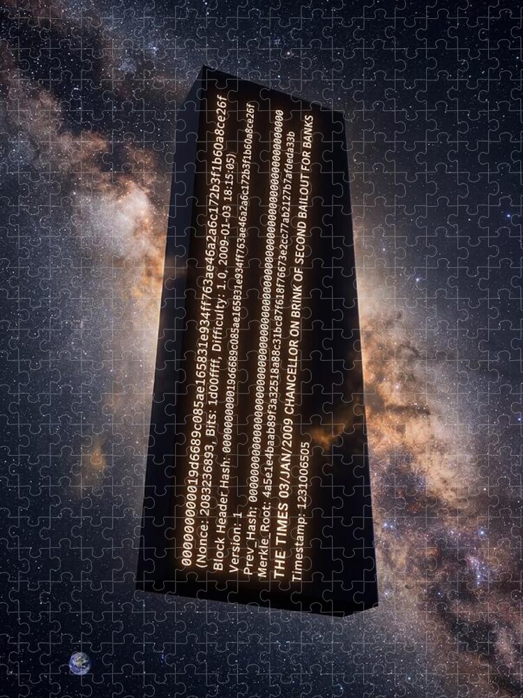 Bitcoin Monolith Block 0: The Genesis Jigsaw Puzzle