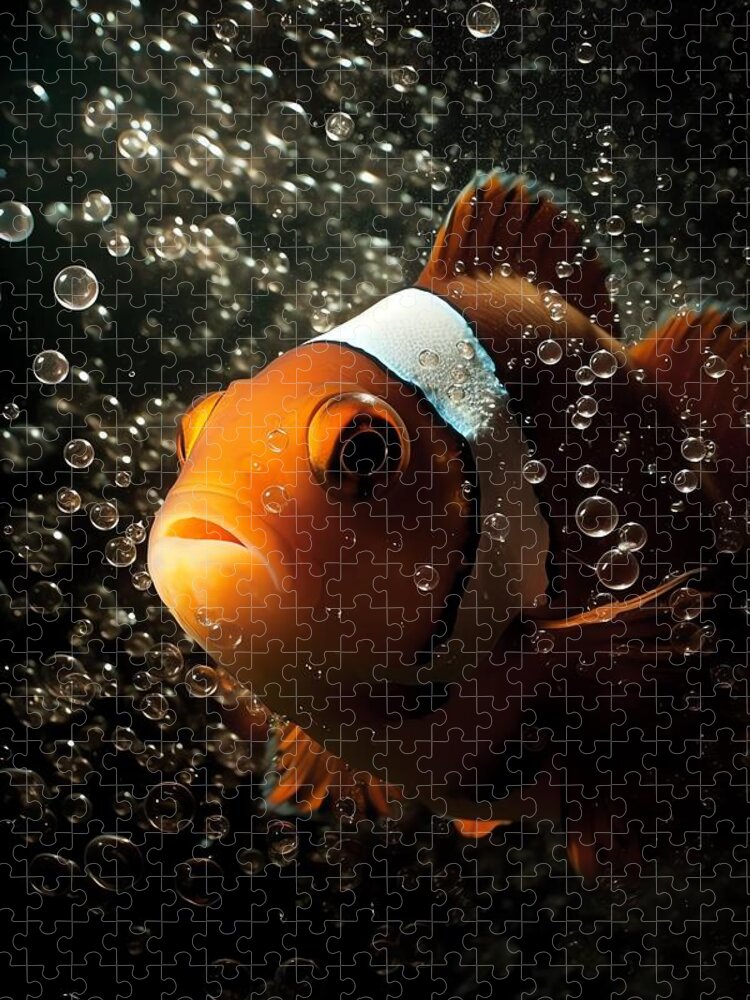 Clownfish Jigsaw Puzzle: Bubbly Underwater Adventure