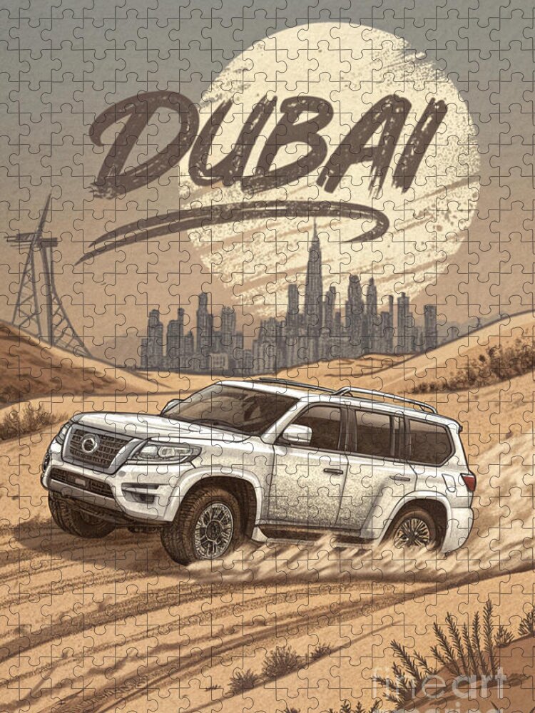 Dubai Skyline Jigsaw Puzzle: Desert Adventure in Detail
