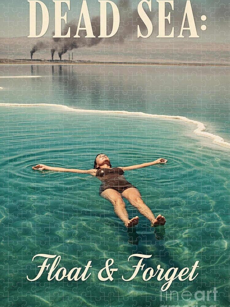 Dead Sea Float & Forget Jigsaw Puzzle: Tranquil Escape