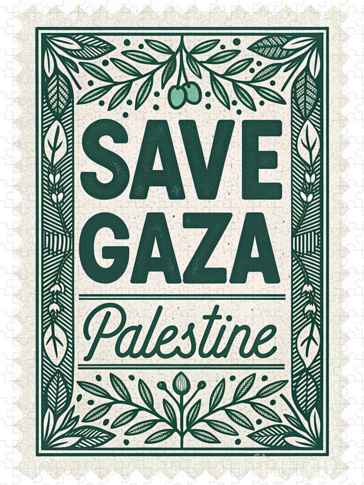 Echoes from Gaza Jigsaw Puzzle: A Striking Statement Piece