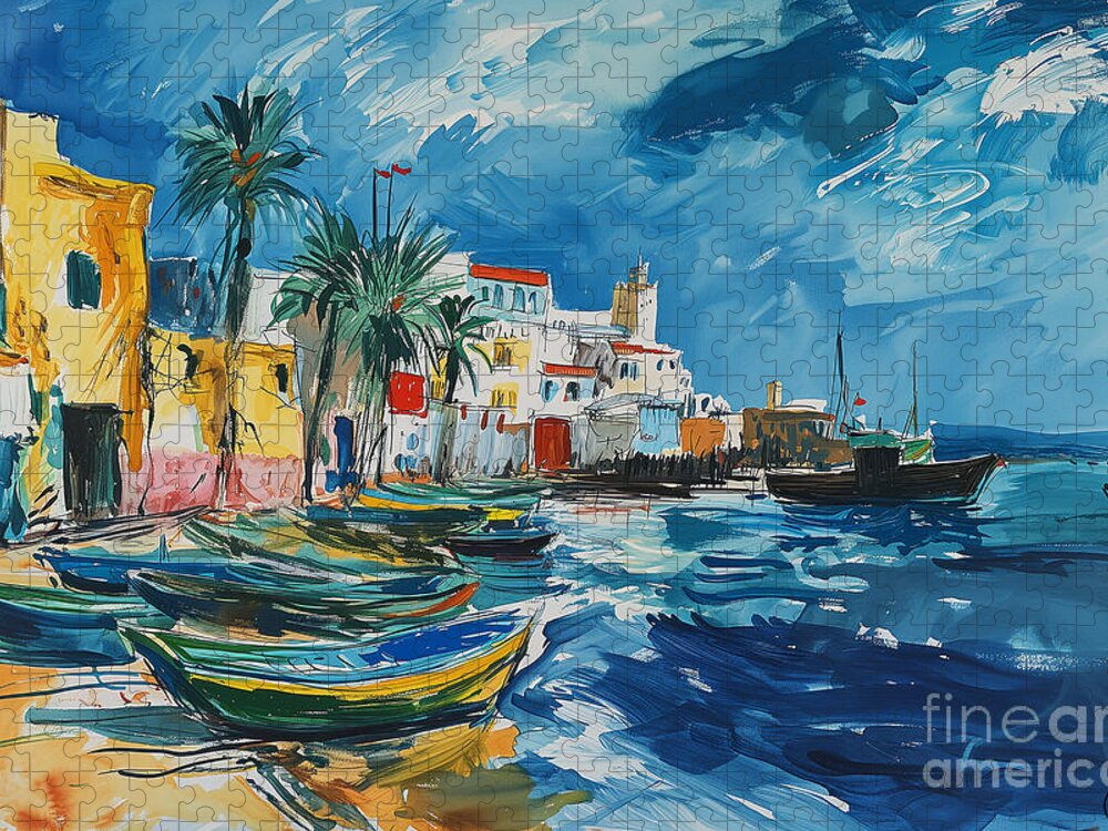 Essaouira Elegance: A Coastal Journey Jigsaw Puzzle