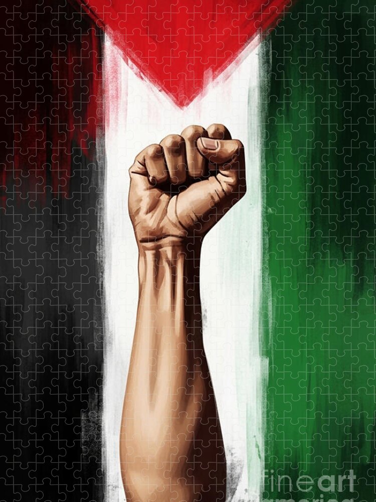 Fist Raised Voice Unbroken Jigsaw Puzzle: Symbol of Resistance
