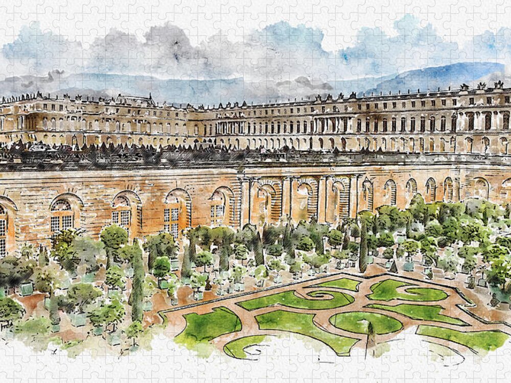 Carlos V Puzzles   Urban Sketching Aquarelle   Fine Art America
