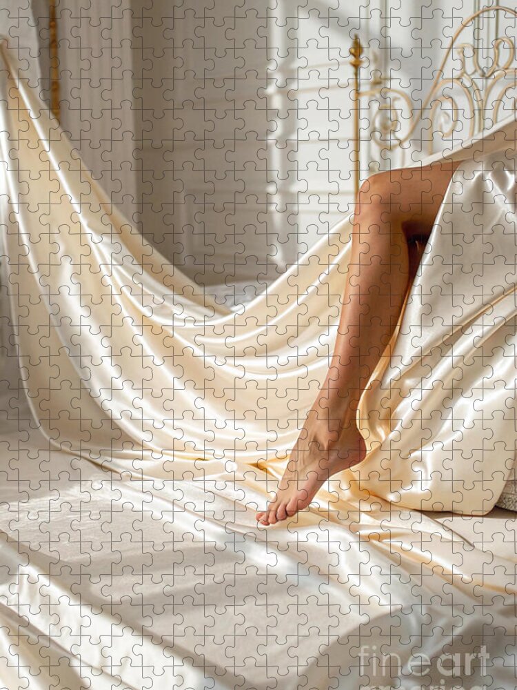Graceful Leg Jigsaw Puzzle: A Study in Elegance and Serenity