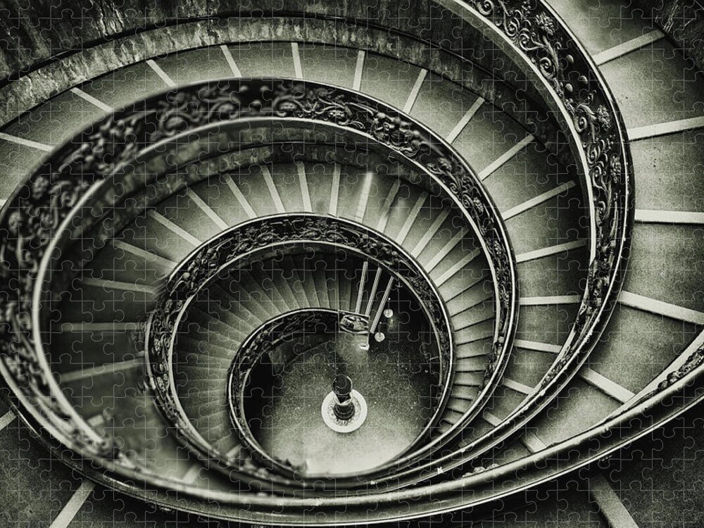 Inside The Vatican Jigsaw Puzzle: A Spiral Staircase Masterpiece