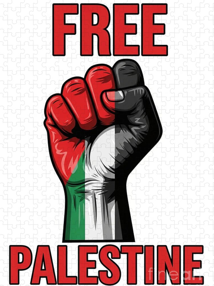 Free Palestine Jigsaw Puzzle: Symbol of Resistance & Unity