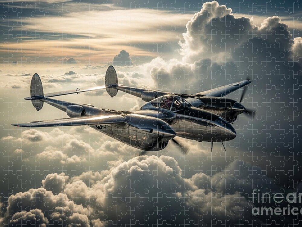 P-38 Lightning Jigsaw Puzzle: Soar Through History