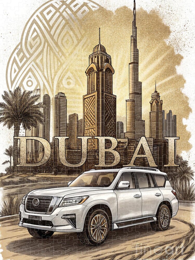 Luxury Dubai Jigsaw Puzzle: A Modern City Escape