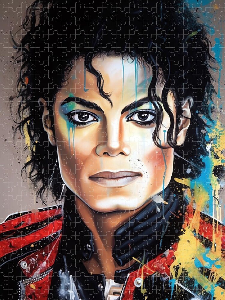 Michael Jackson Graffiti Portrait Jigsaw Puzzle: A Vibrant Tribute