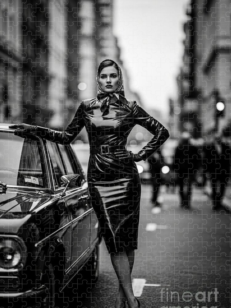 Monochrome Beauty: A Stunning Black-and-White Jigsaw Puzzle