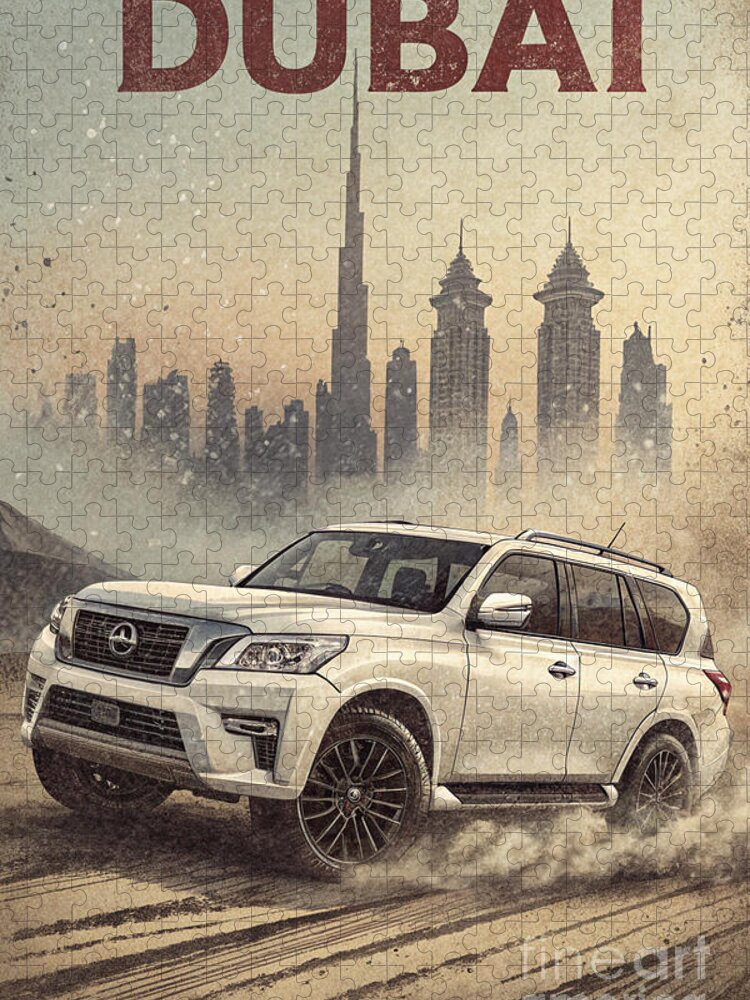 Nissan Patrol Dubai Jigsaw Puzzle: Desert Adventure in Pieces