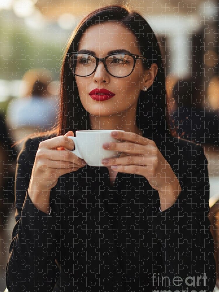 Parisian Coffee Jigsaw Puzzle: A Moment of Sophistication