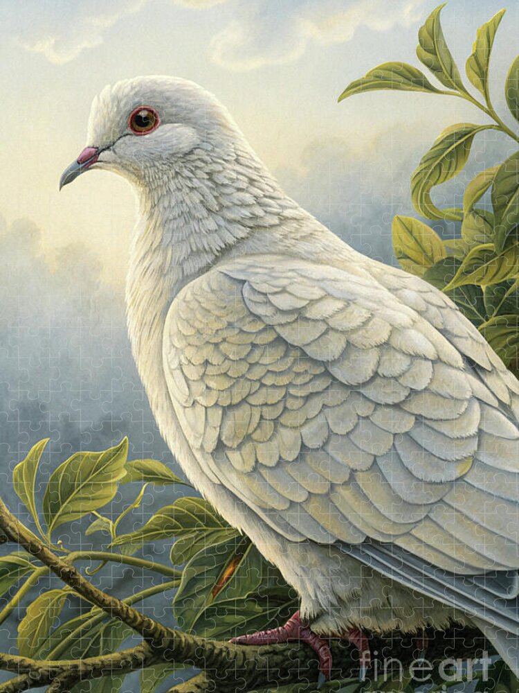 Peaceful Dove on a Branch Jigsaw Puzzle: A Tranquil Challenge
