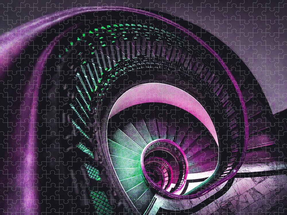 Carlos V Puzzles   Curved Circular Staircases   Fine Art America