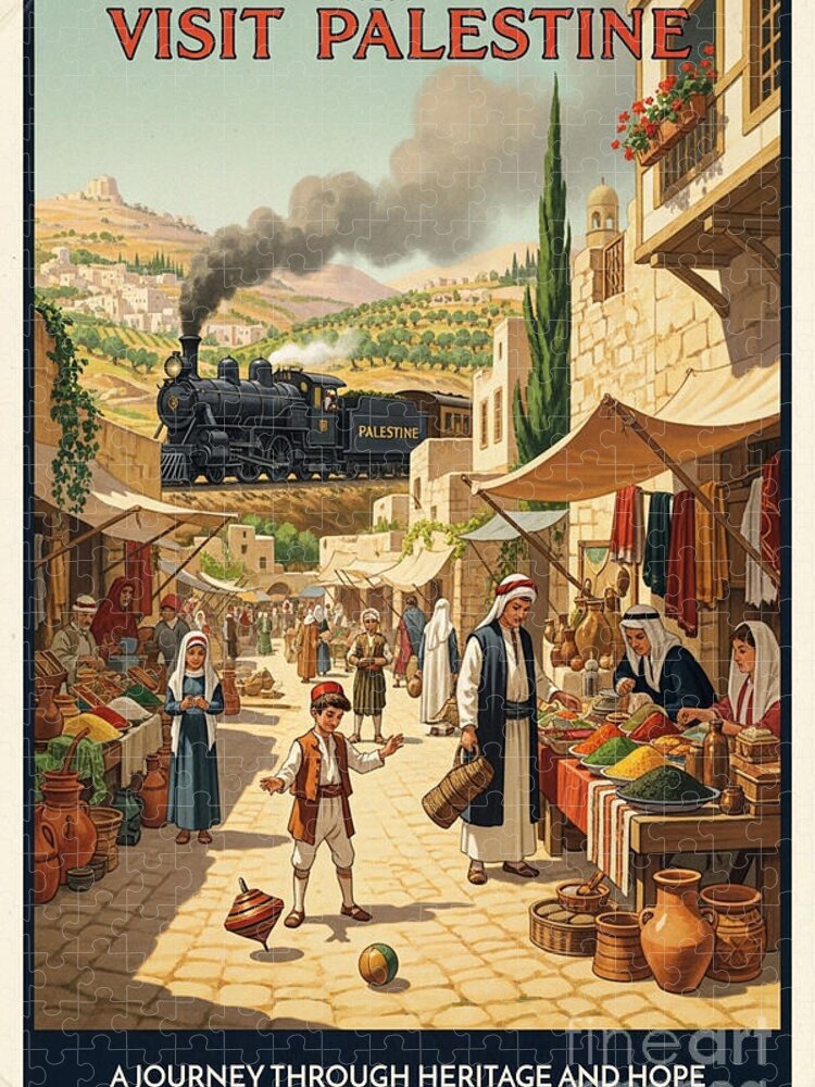 Rediscover Palestine Journey Through Heritage Jigsaw Puzzle
