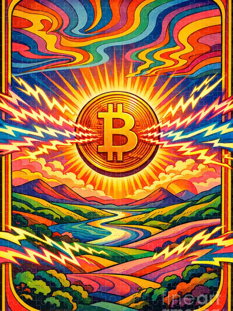 Solar Satoshi Jigsaw Puzzle: A Vibrant Cryptocurrency Landscape