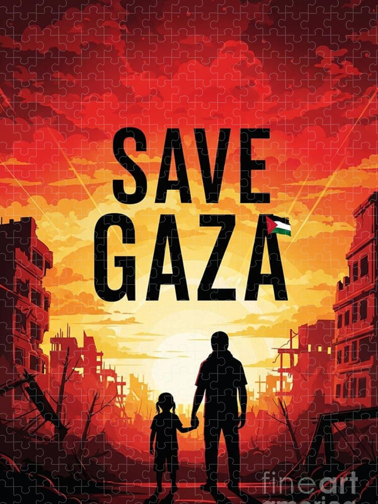 Stand Tall Gaza Jigsaw Puzzle: A Powerful Symbol of Resilience