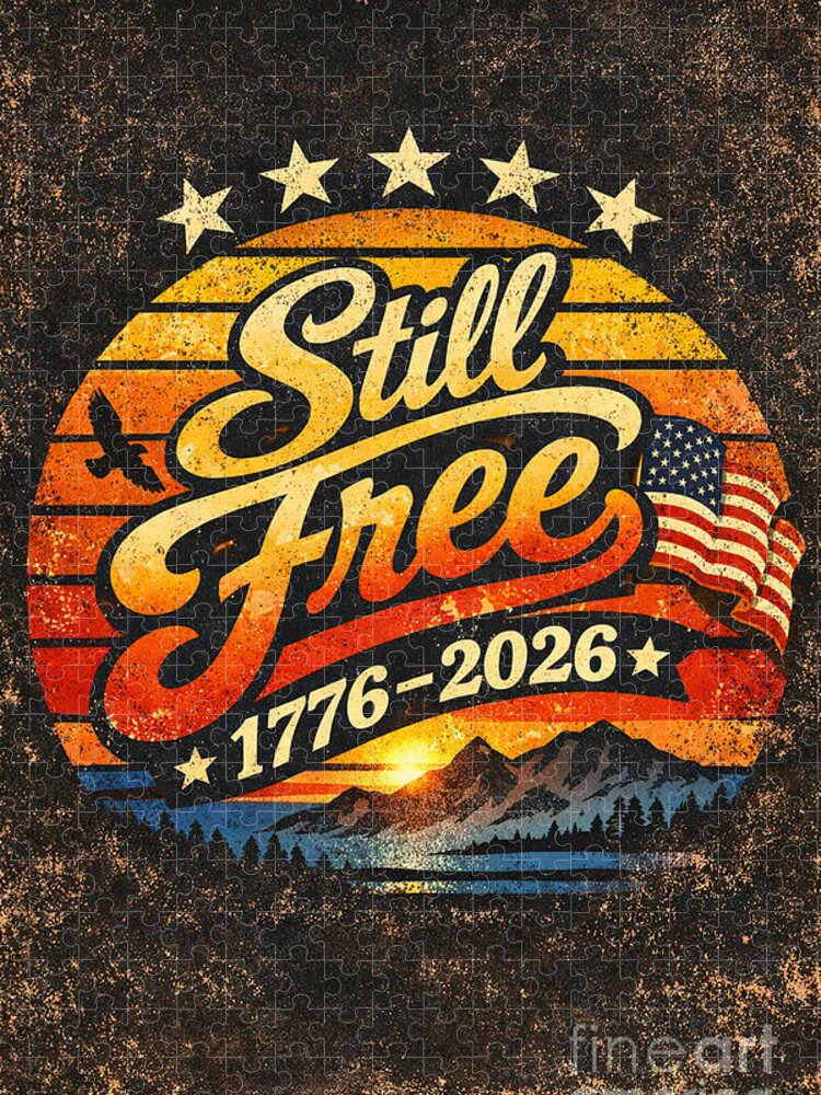 Still Free 1776-2026 Celebration Jigsaw Puzzle: Patriotic Art