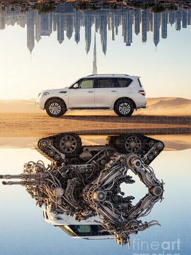 Striking Dubai Reality Jigsaw Puzzle: A Futuristic Desert Dream