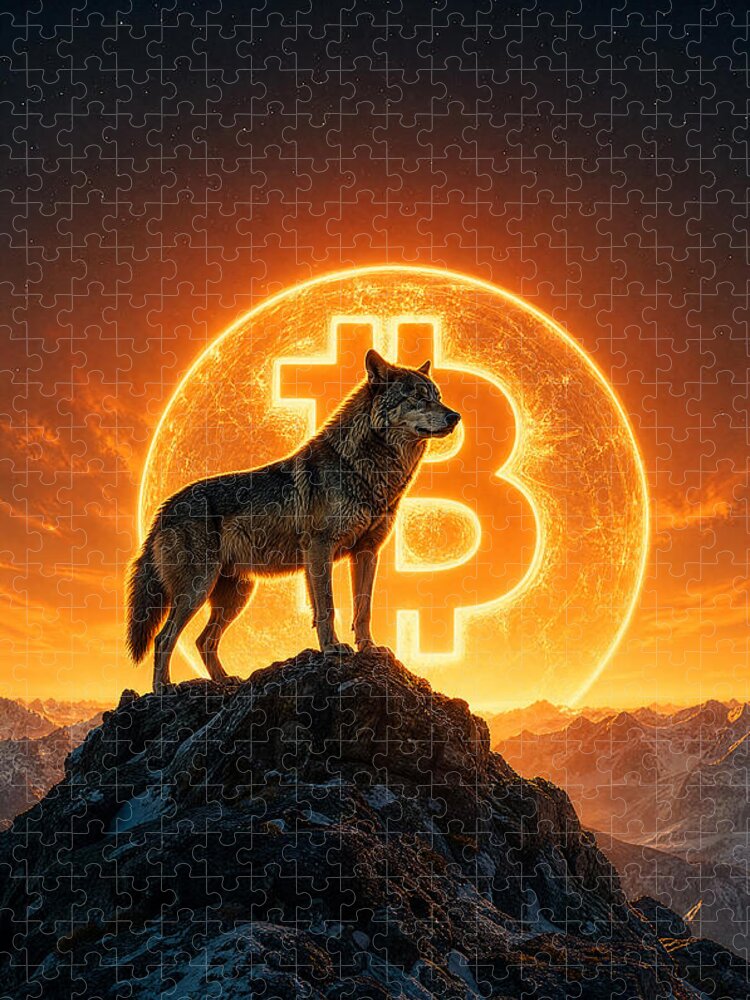 The Apex Predator Bitcoin Jigsaw Puzzle: A Bold Statement