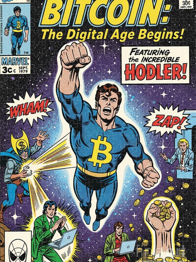 The Incredible Hodler Comic Cover Jigsaw Puzzle