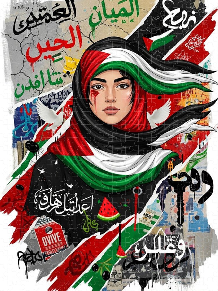 Veil of Resistance Jigsaw Puzzle: A Bold Artistic Statement