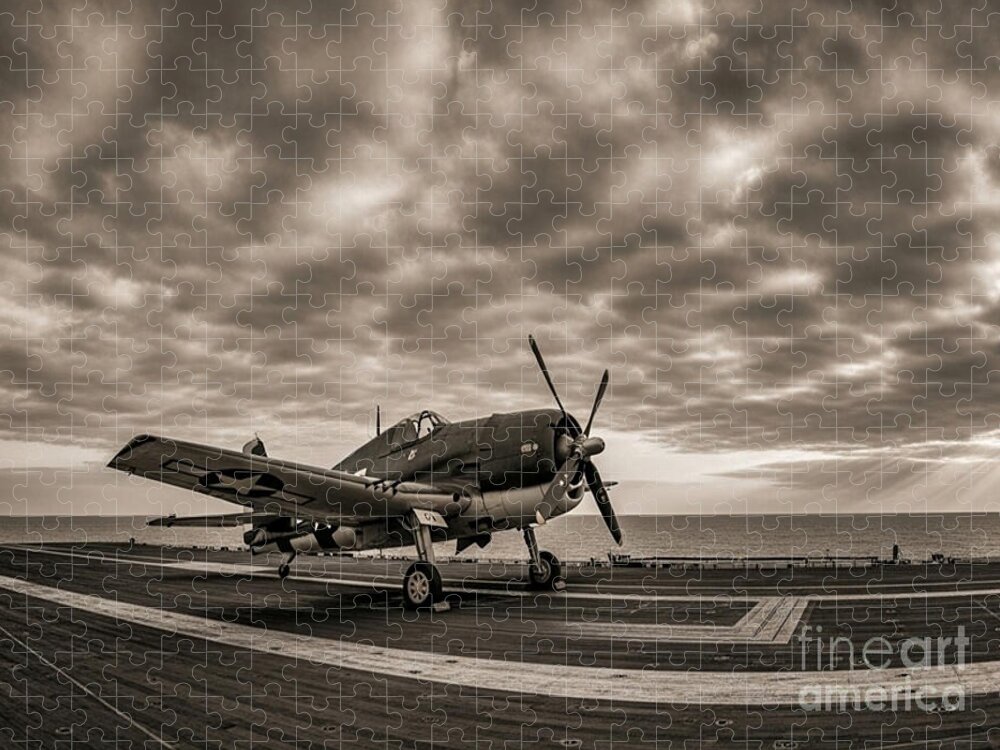 Vintage Grumman F6F Hellcat Jigsaw Puzzle: A WWII Legend